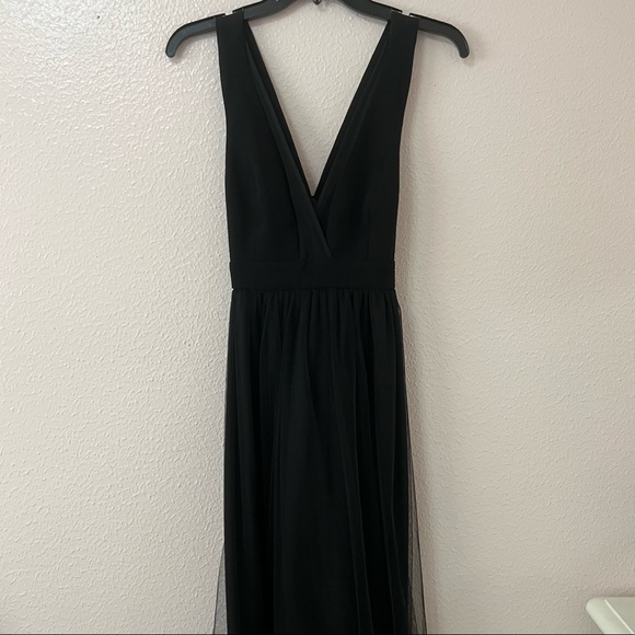 Formal Black BCBGenterarion Tulle Evening Dress 🖤 - Picture 4 of 6